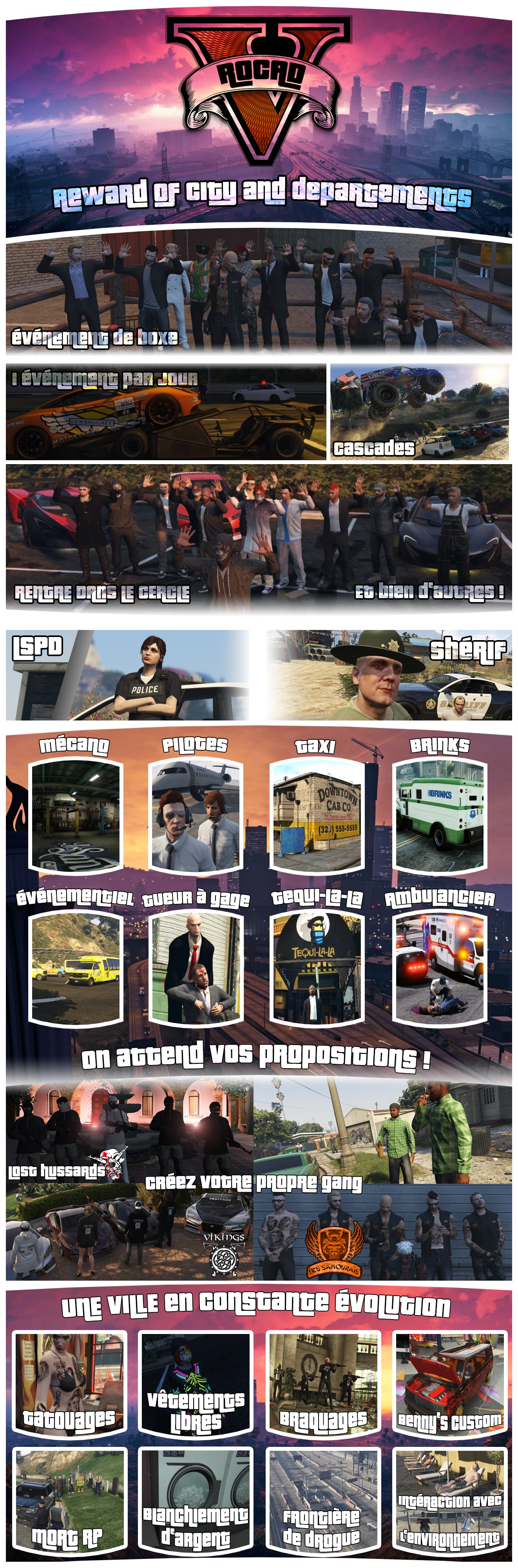 Galaxie Life RP Role Play FR FiveM [FreeAccess] Serveur Grand