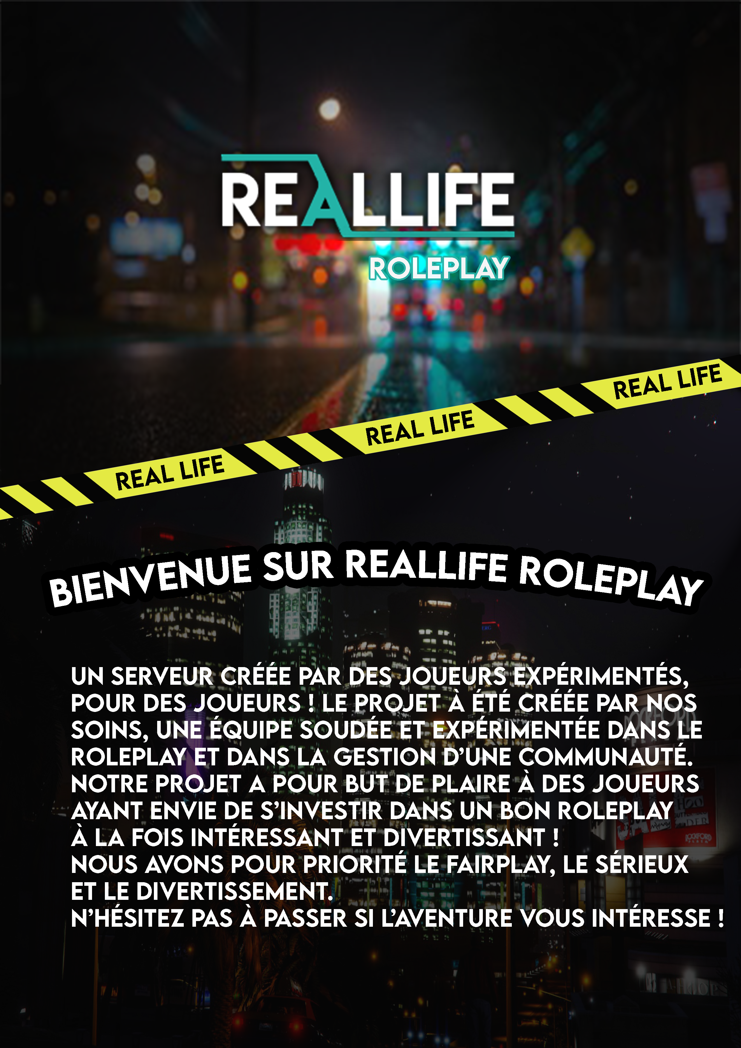 RealLife RolePlay - Serveur GTA