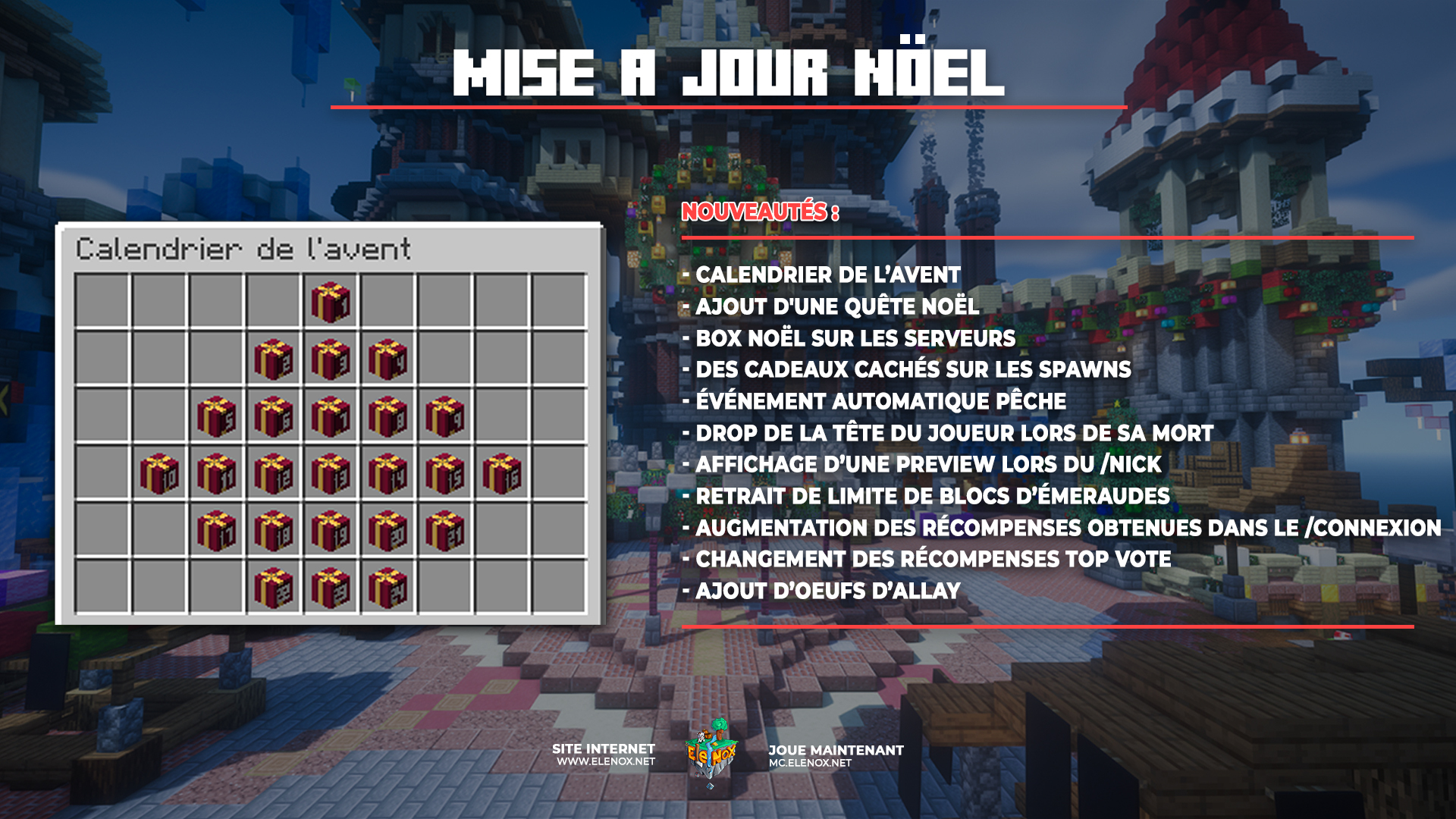 Elenox Network - Serveur Minecraft