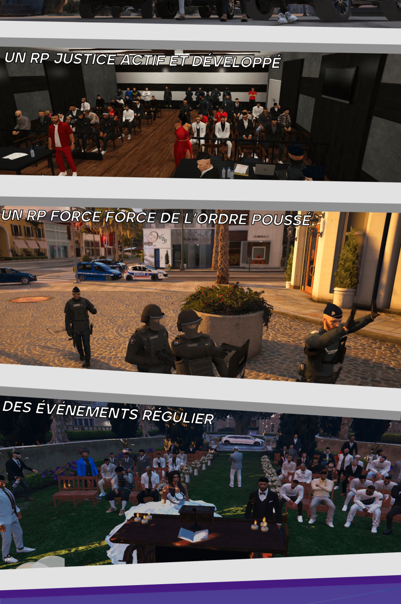 Paris City Life RP | WL +16 | Base Française - Serveur GTA