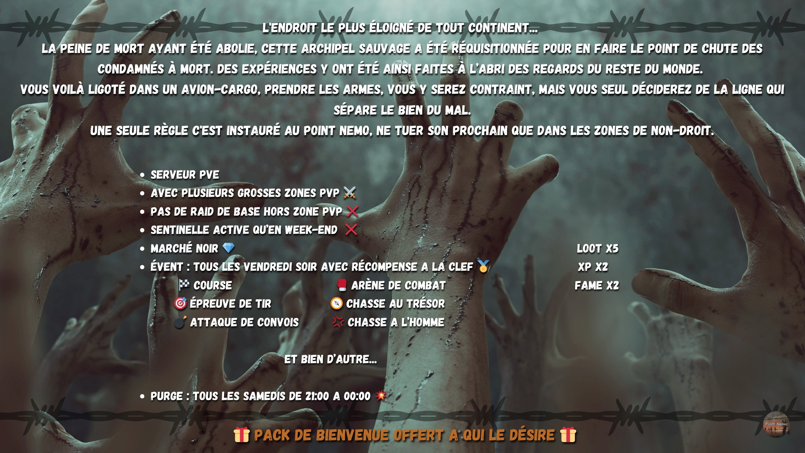 66b91fba9e739-PVE & semi RP 2 Grande zone PVP + d'autre petit spot éparpiller sur l'ile ⚔ Pas de mécha ❌ Pas de raid hors zone PVP ❌ Marché noir ???? Évent tous les vendredi soir avec récompense a la clef ???? ???? .jpg